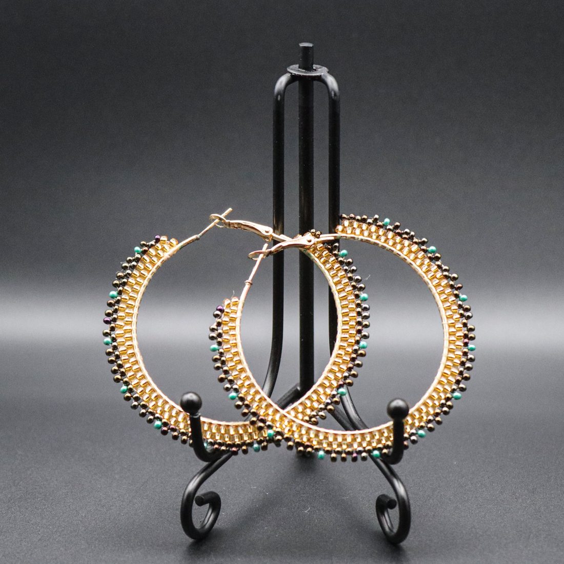 beaded-earrings